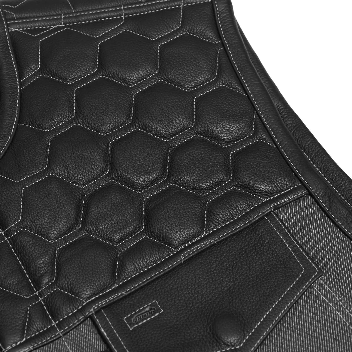 HiveOps Mens Denim Motorcycle Vest