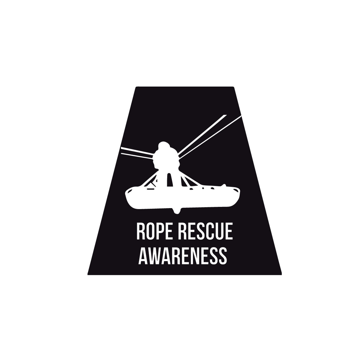 ROPE RESCUE AWARENESS REFLECTIVE HELMET (TET) TETRAHEDRON