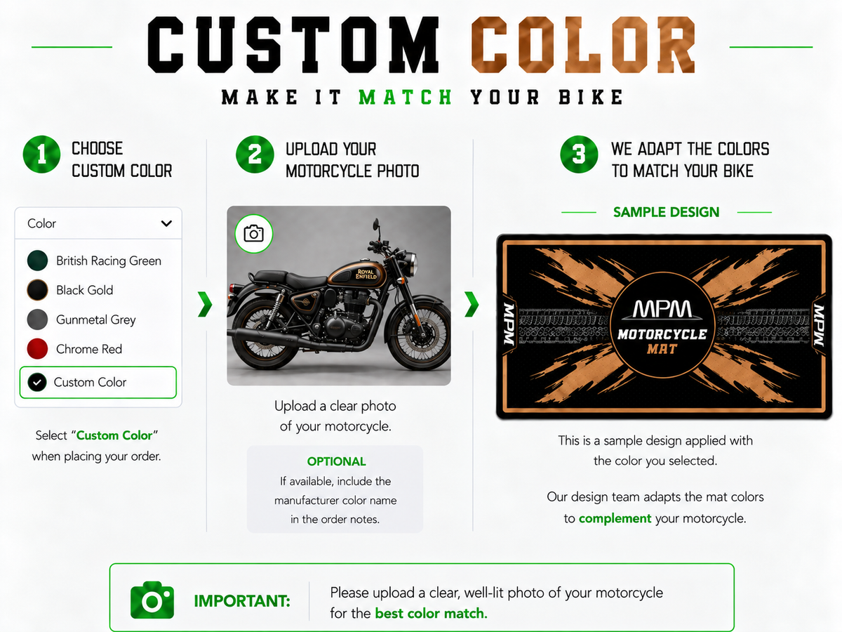 MPM Motorcycle Mat for Royal Enfield Continental GT 650 - MM4306
