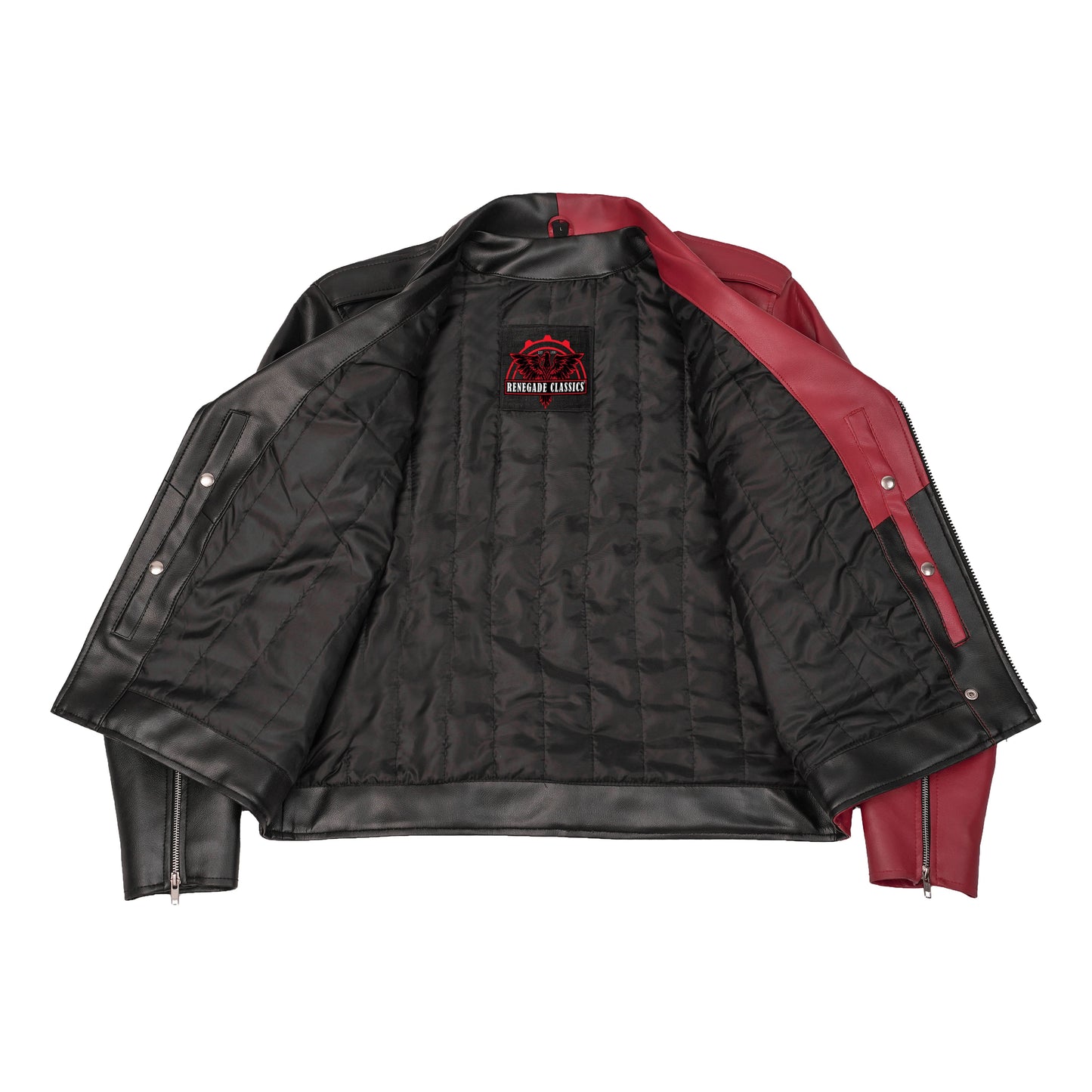 Void Ember™ Men’s Faux Leather Motorcycle Jacket
