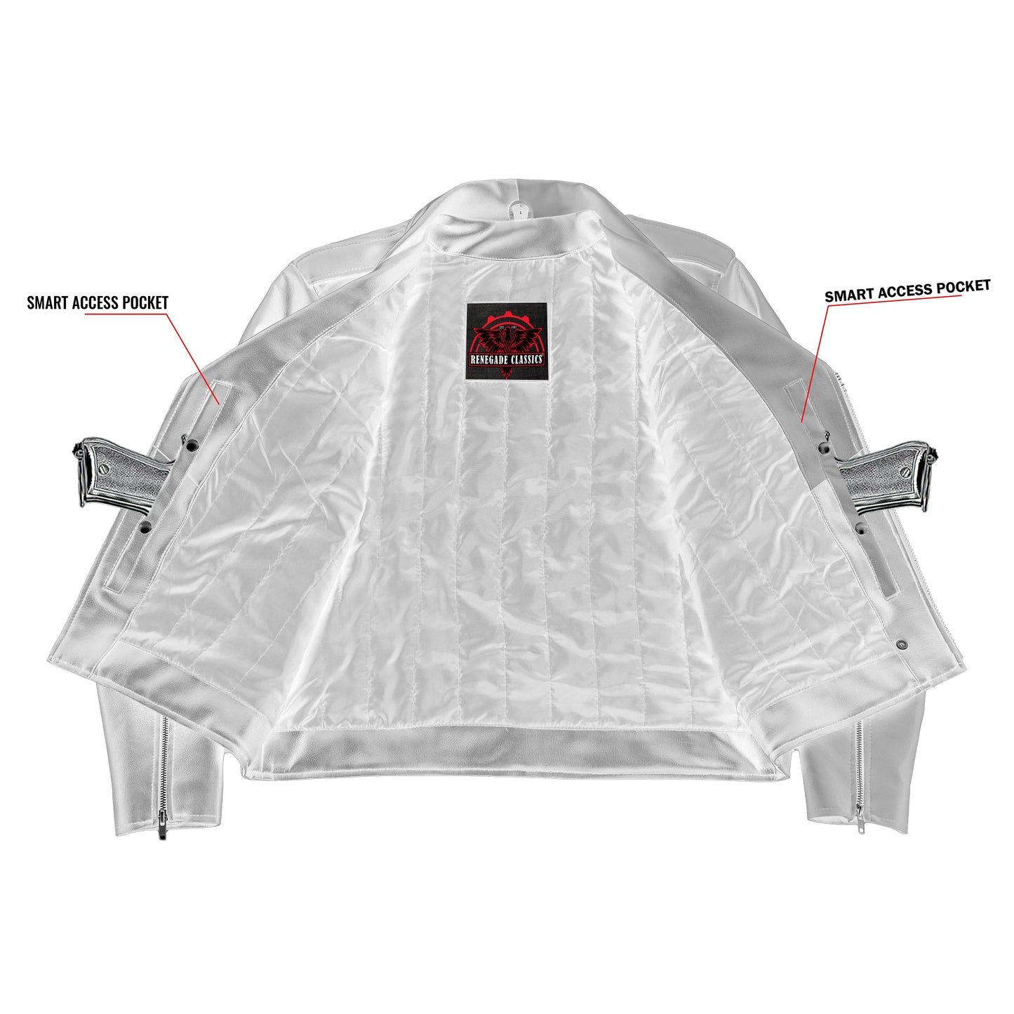 Void Ember Men’s Faux Leather Motorcycle Jacket