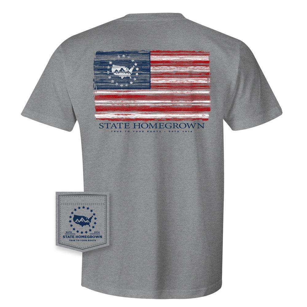 Rustic US Flag Tee