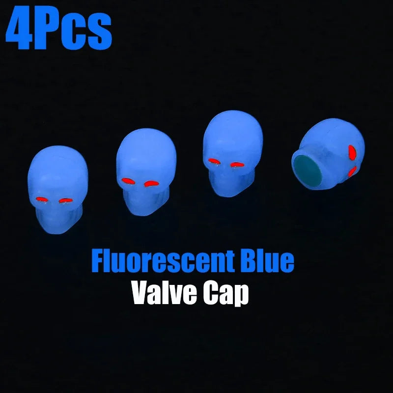 ABS Skull Valve Stem Caps