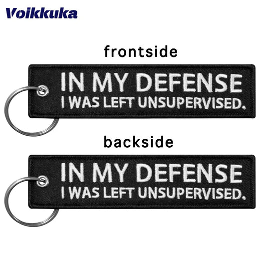 Left Unsupervised - Motorcycle Keychain