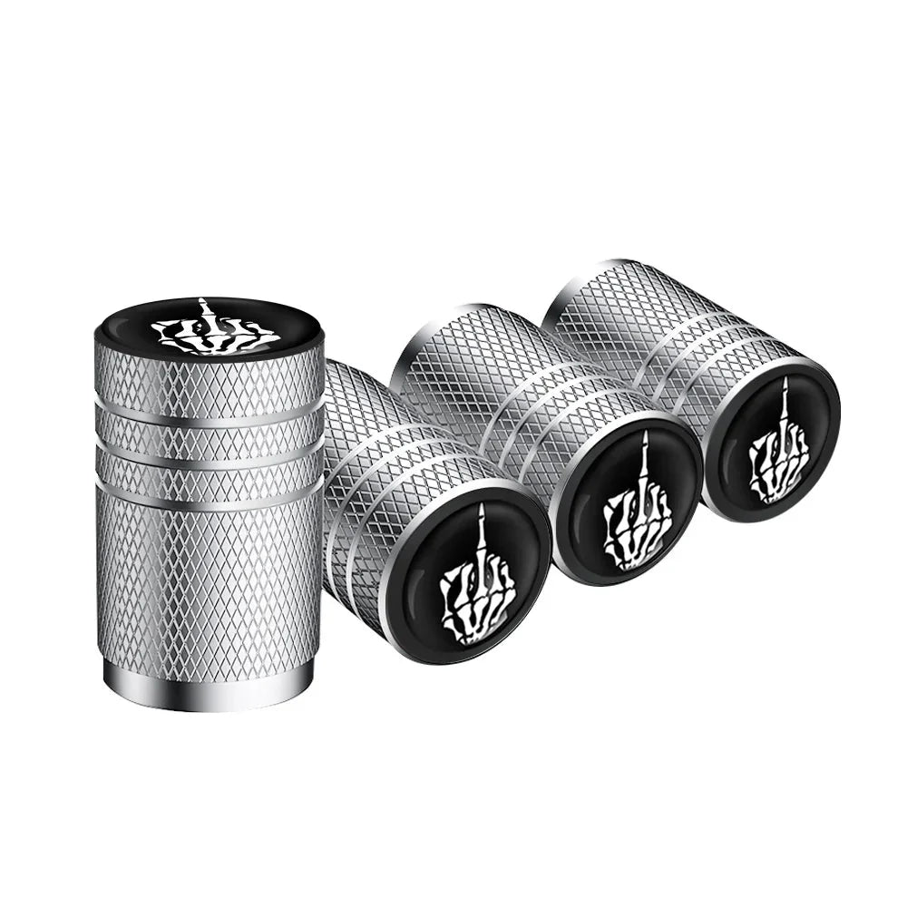 4PCS F*CK Valve Stem Caps