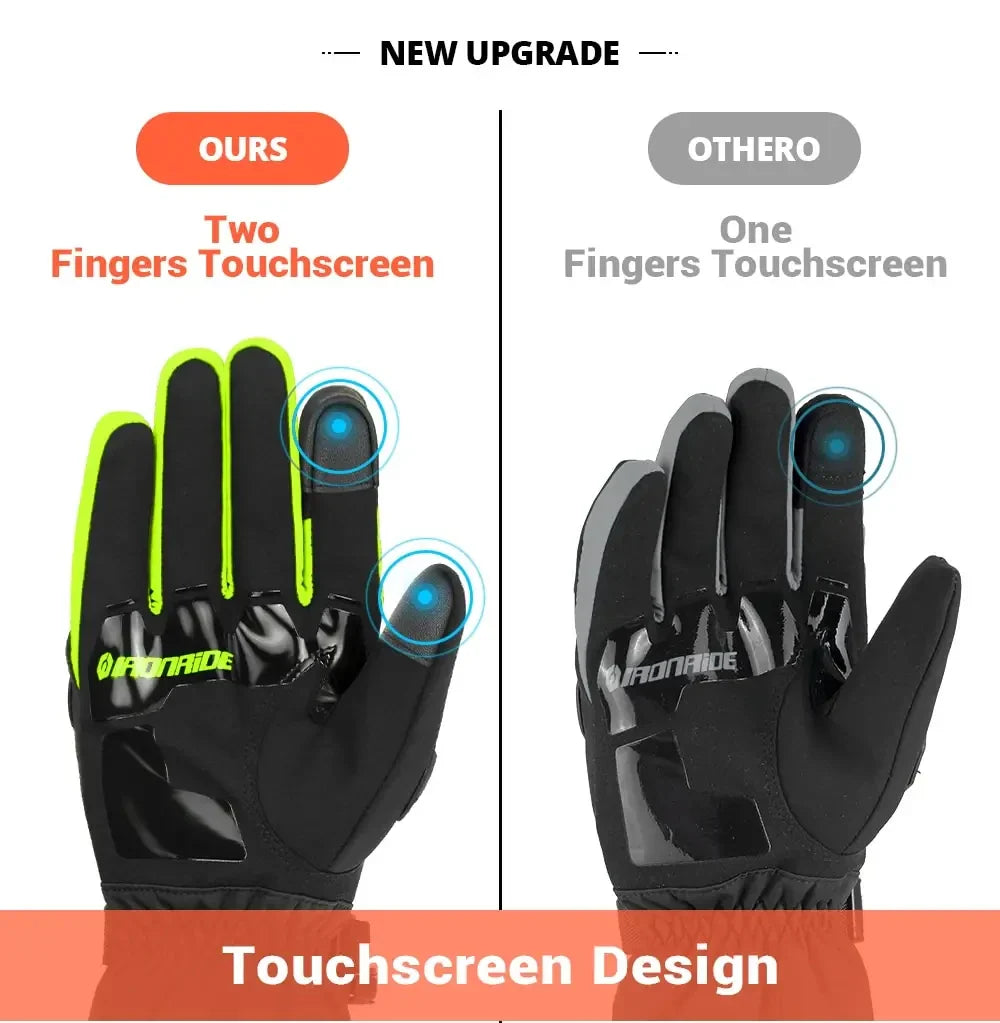 Warm Winter Waterproof Windproof Anti-slip Gloves