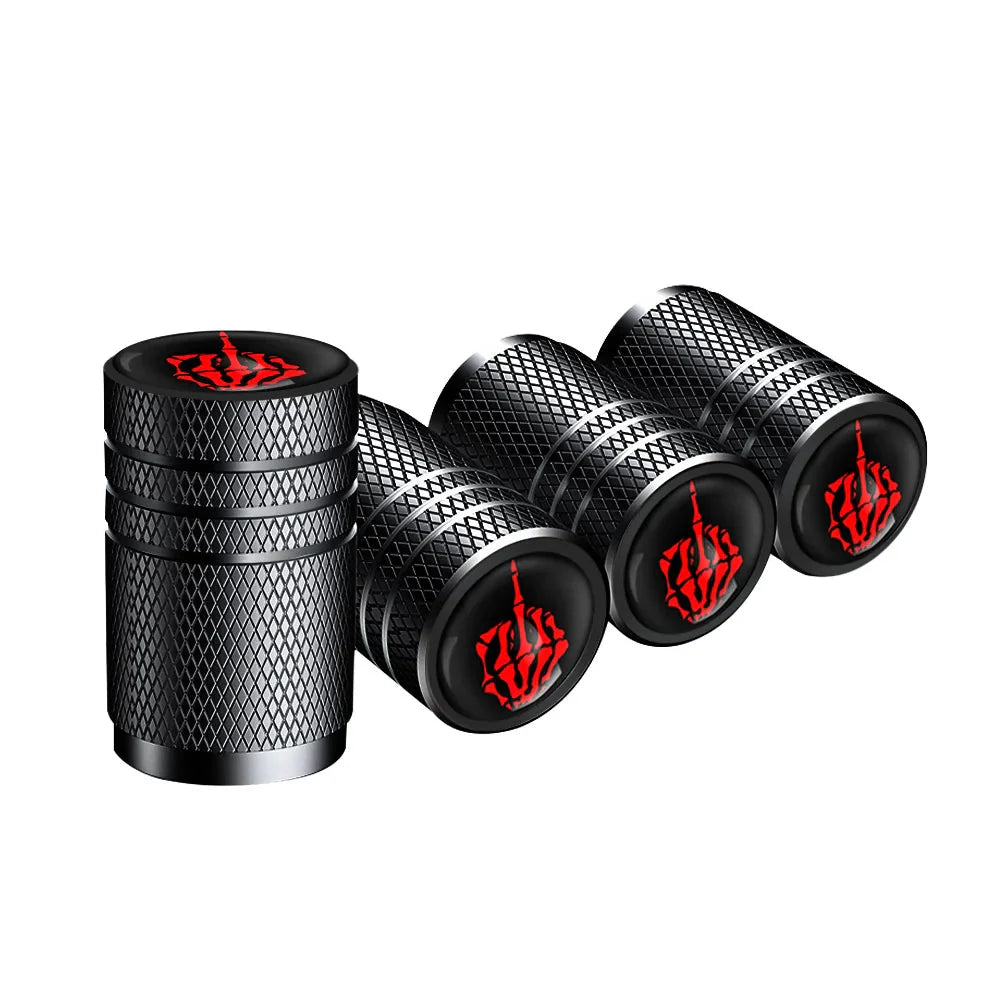 4PCS F*CK Valve Stem Caps