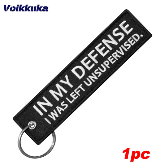 Left Unsupervised - Motorcycle Keychain