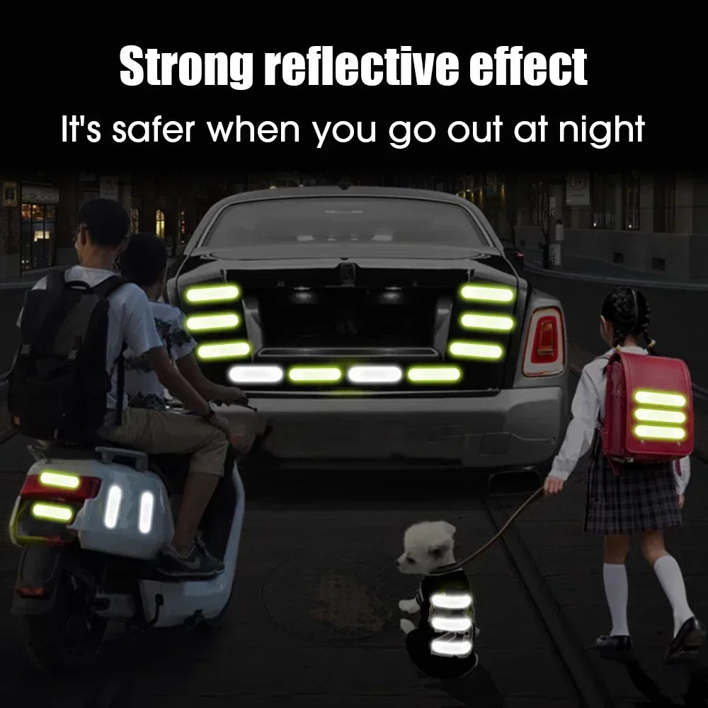 All Gear Reflective Stickers Night Safety Driving