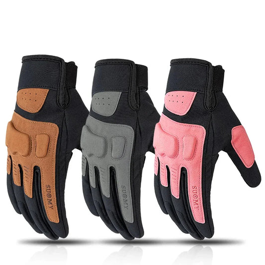Three-color Anti-collision Breathable Non-slip Windproof Touch Screen Outdoor Gloves