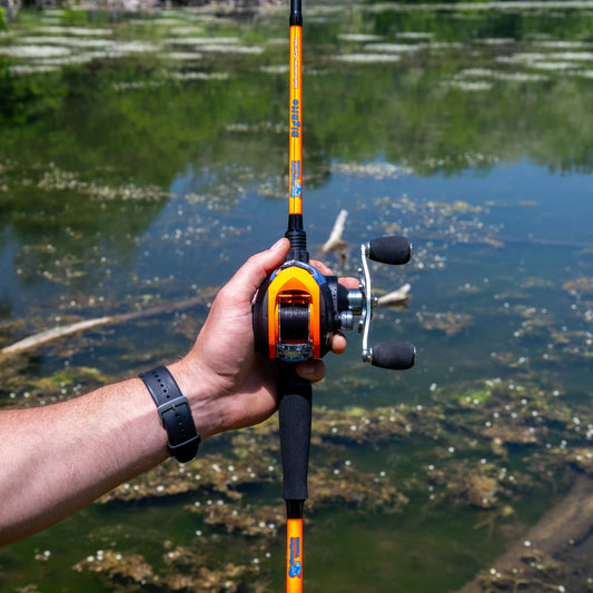 Reaction Tackle Fishing Rod and Baitcasting Reel Combo - Big Bite