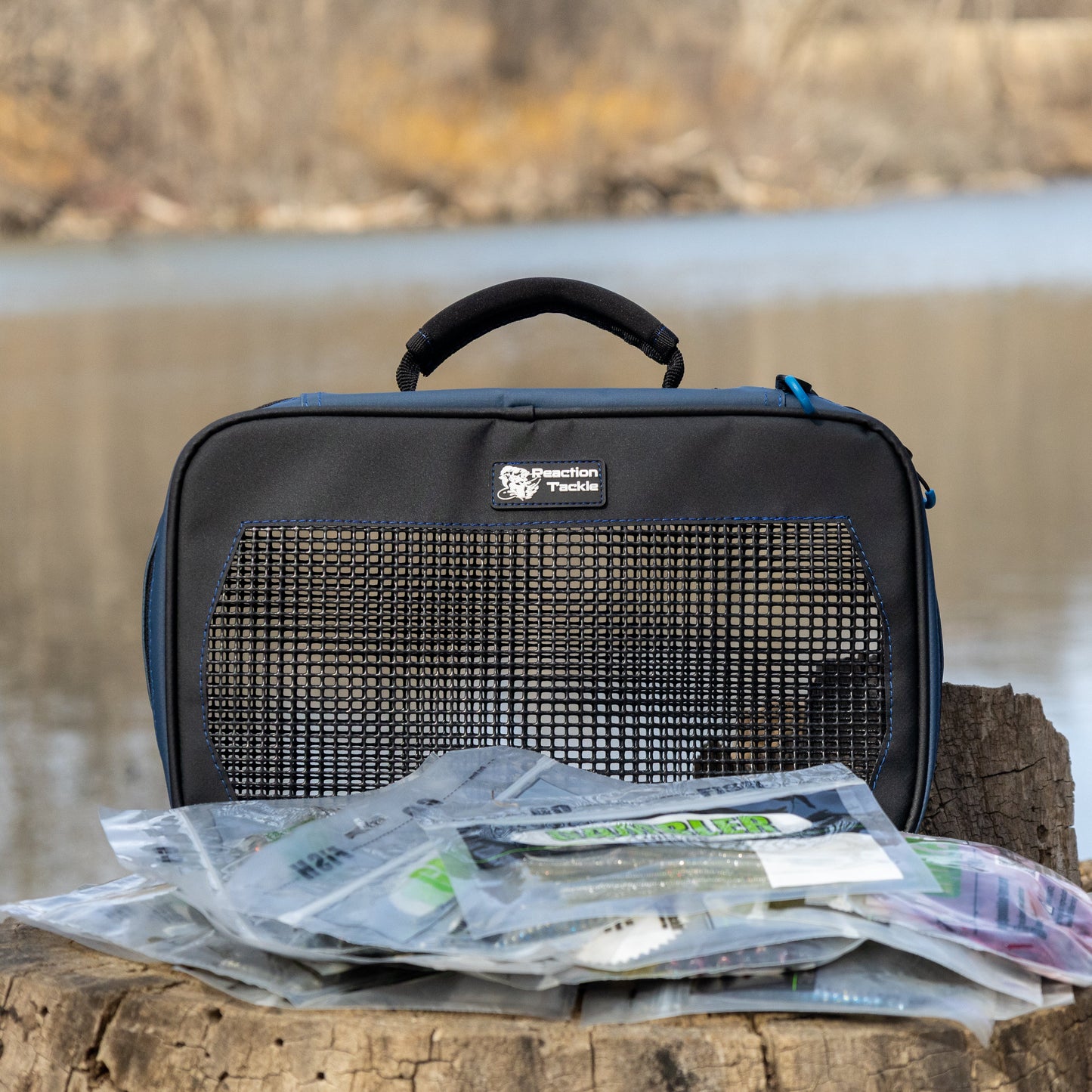 Reaction Tackle Breathable Mesh Bait Binder and Tackle Storage