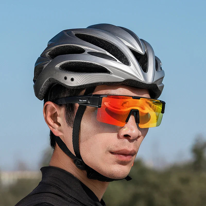 WEST BIKING Cycling Glasses Photochromic UV400 Protection