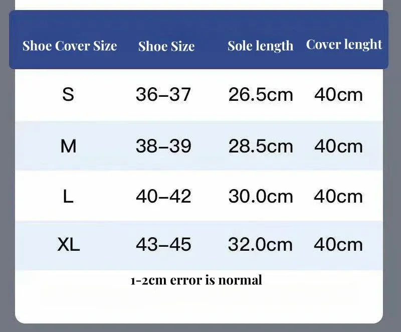 Motorcycle Shoe Cover Non-Slip For Rainy, Snowy Day