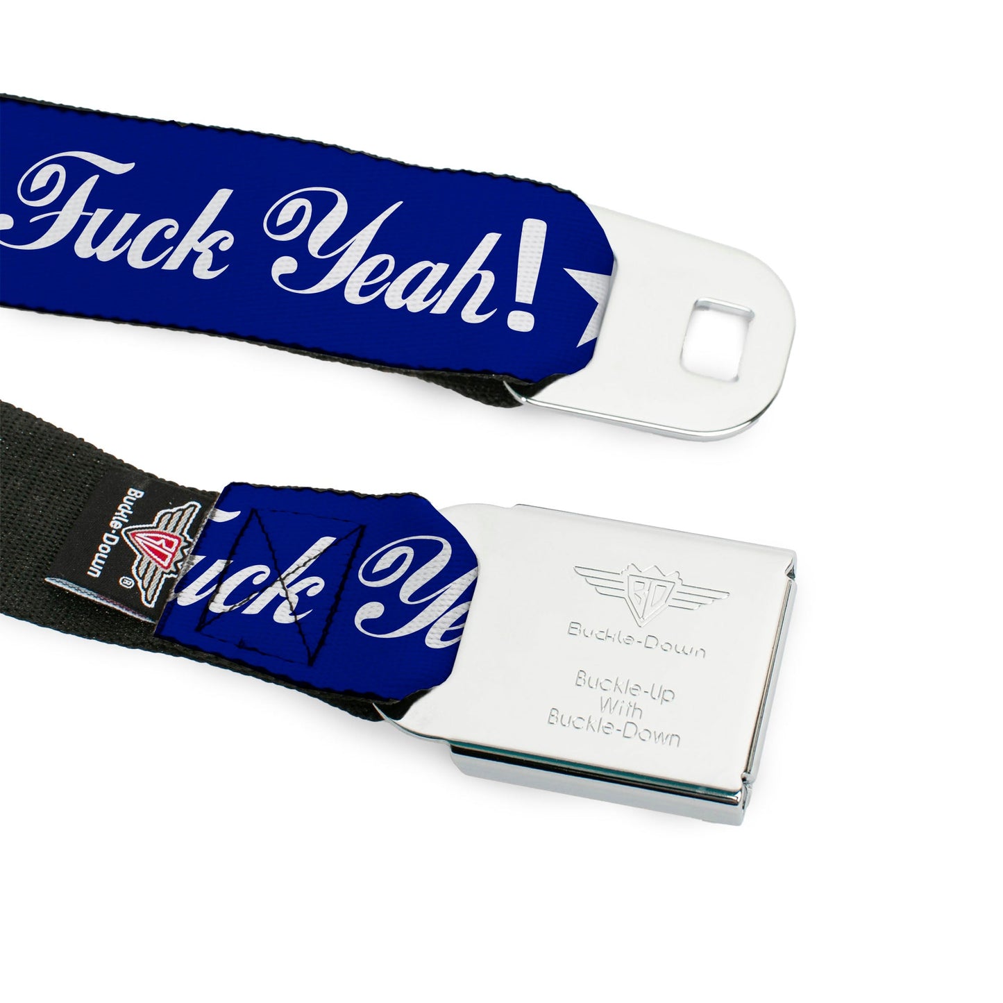'MERICA Star USA Seatbelt Belt – World Cup 2026 Fan Gear (Blue/Red/White)