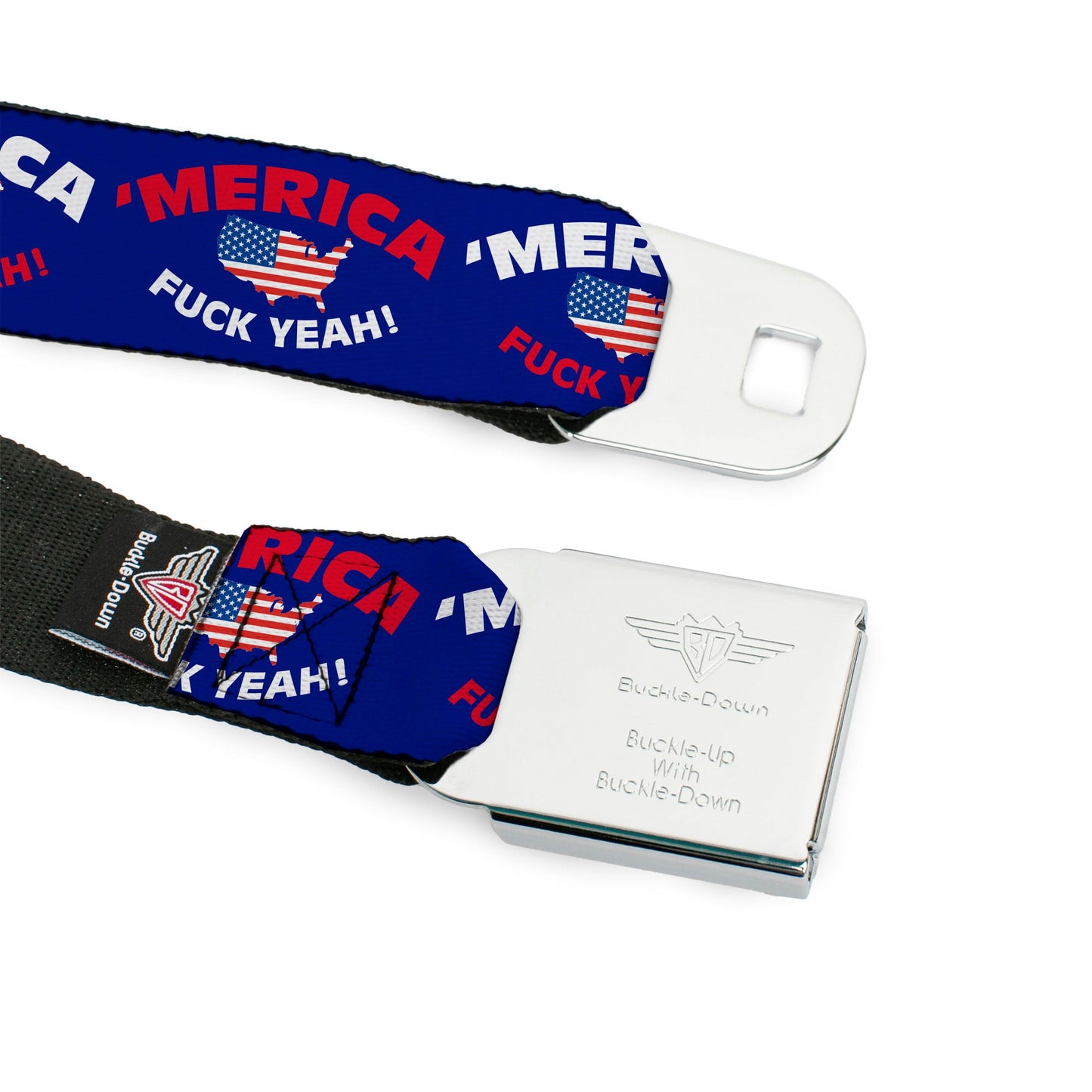 'MERICA USA Silhouette Seatbelt Belt – World Cup 2026 Fan Gear
