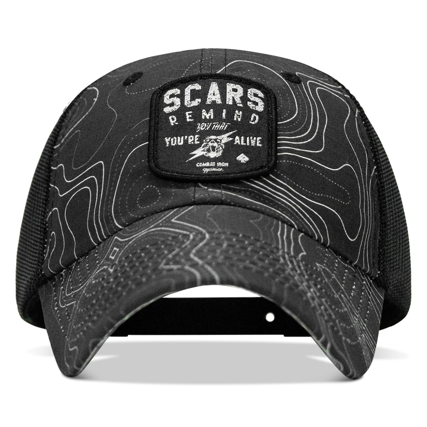 Scars Remind You You're Alive Patch Tactical Ripstop Mesh Snapback Hat
