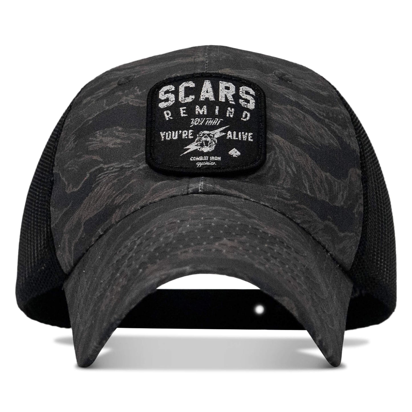Scars Remind You You're Alive Patch Tactical Ripstop Mesh Snapback Hat