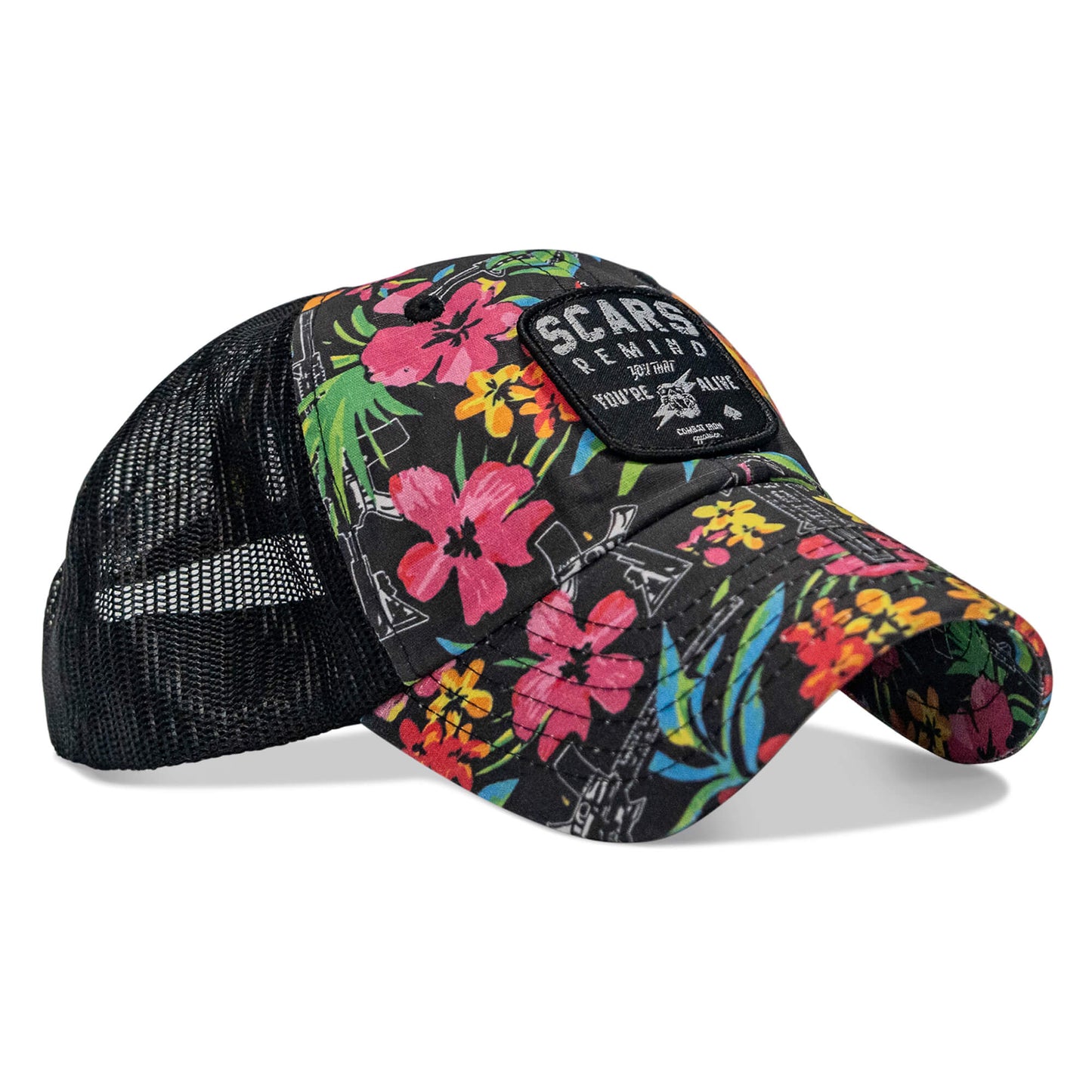 Scars Remind You You're Alive Patch Tactical Ripstop Mesh Snapback Hat