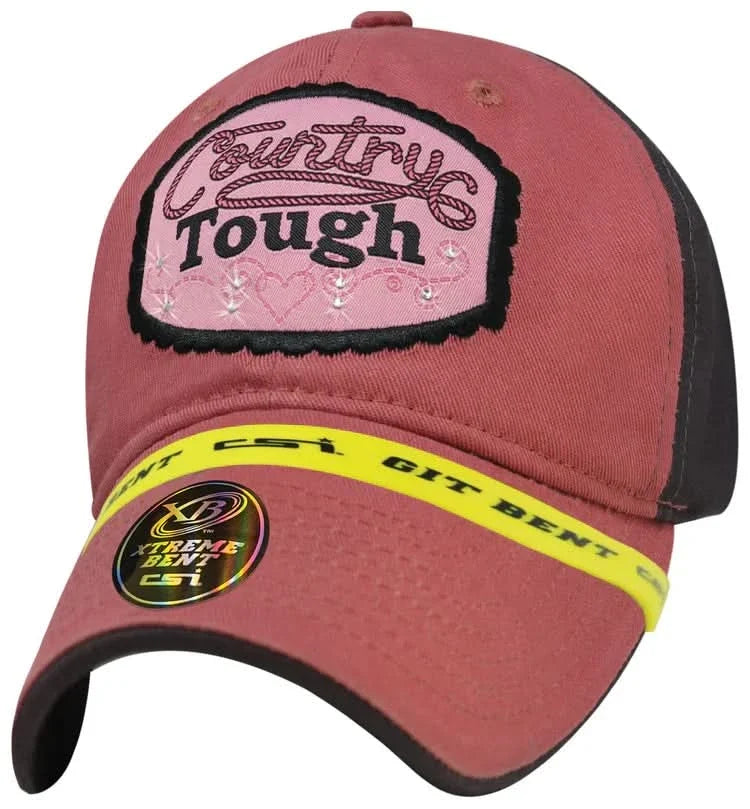 Xtreme Bent: Country Tough Ladies Pink / Charcoal