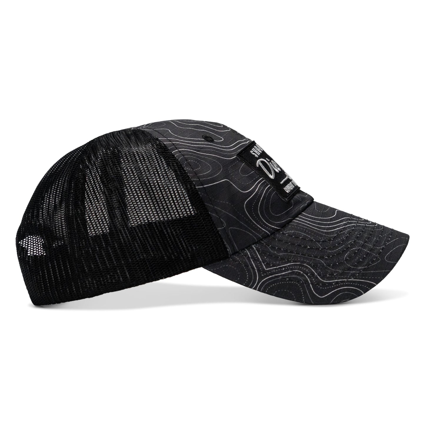 Shoot First. Die Last. Club Patch Tactical Ripstop Mesh Snapback Hat