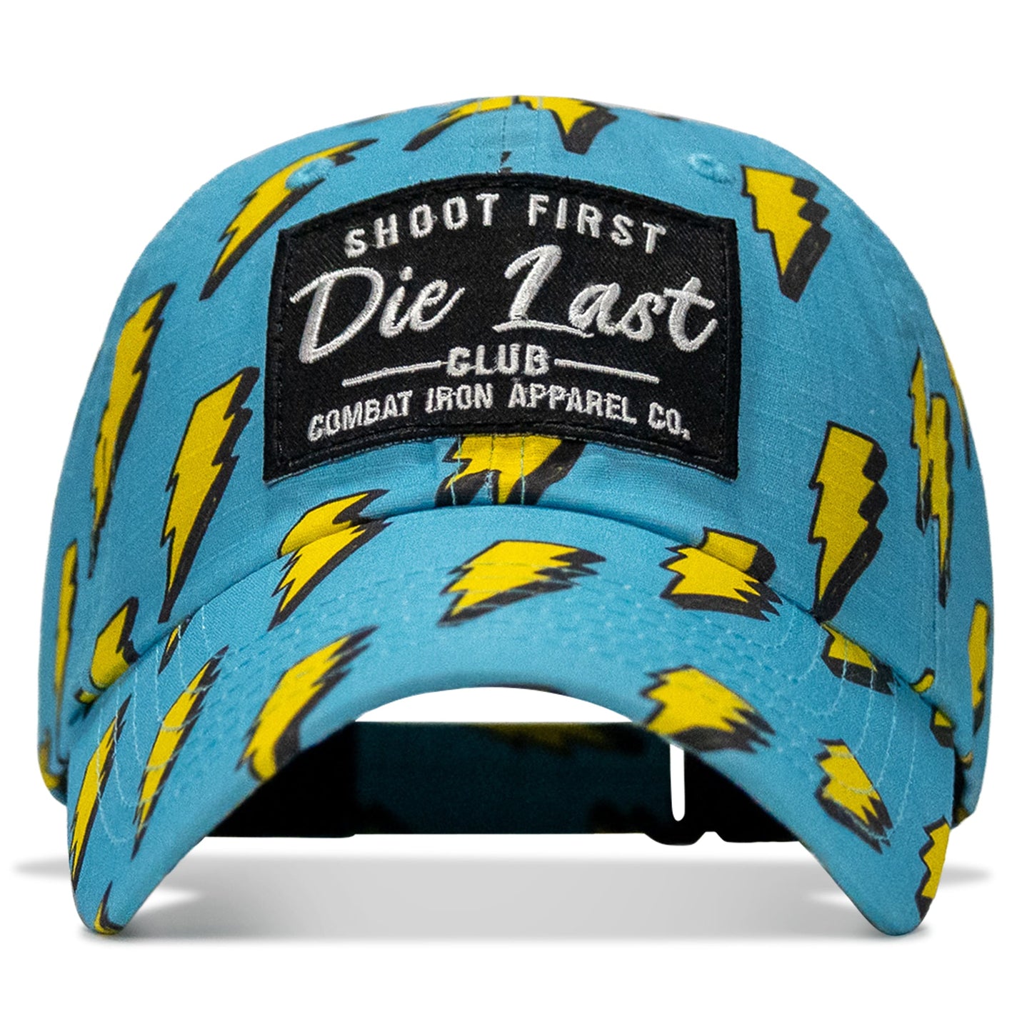 Shoot First. Die Last. Club Patch Tactical Ripstop Mesh Snapback Hat