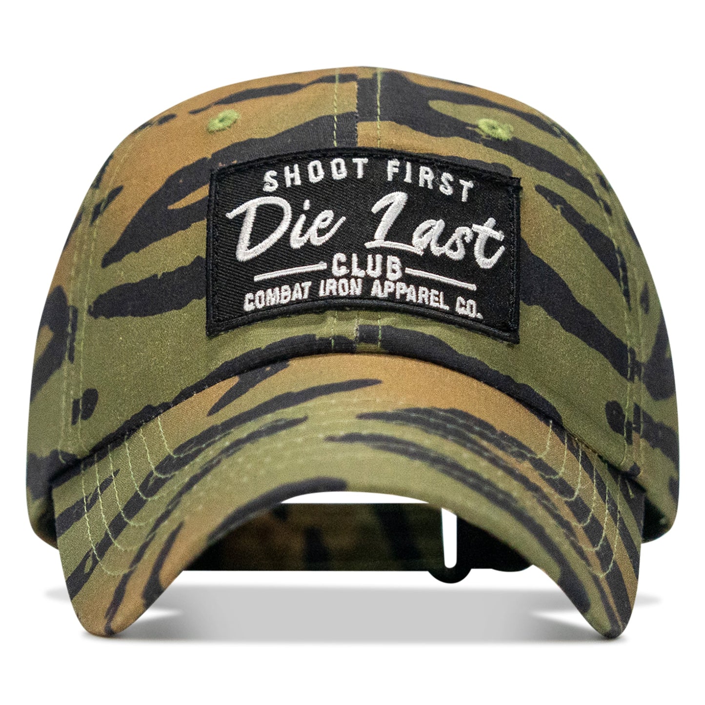 Shoot First. Die Last. Club Patch Tactical Ripstop Mesh Snapback Hat