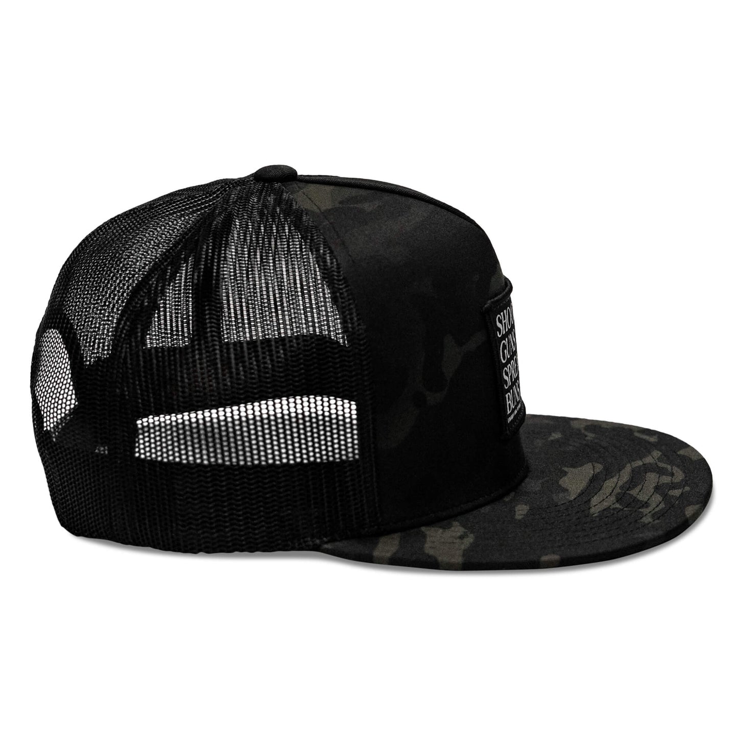 Shooting Guns & Spreadin' Buns Patch Flatbill Hat