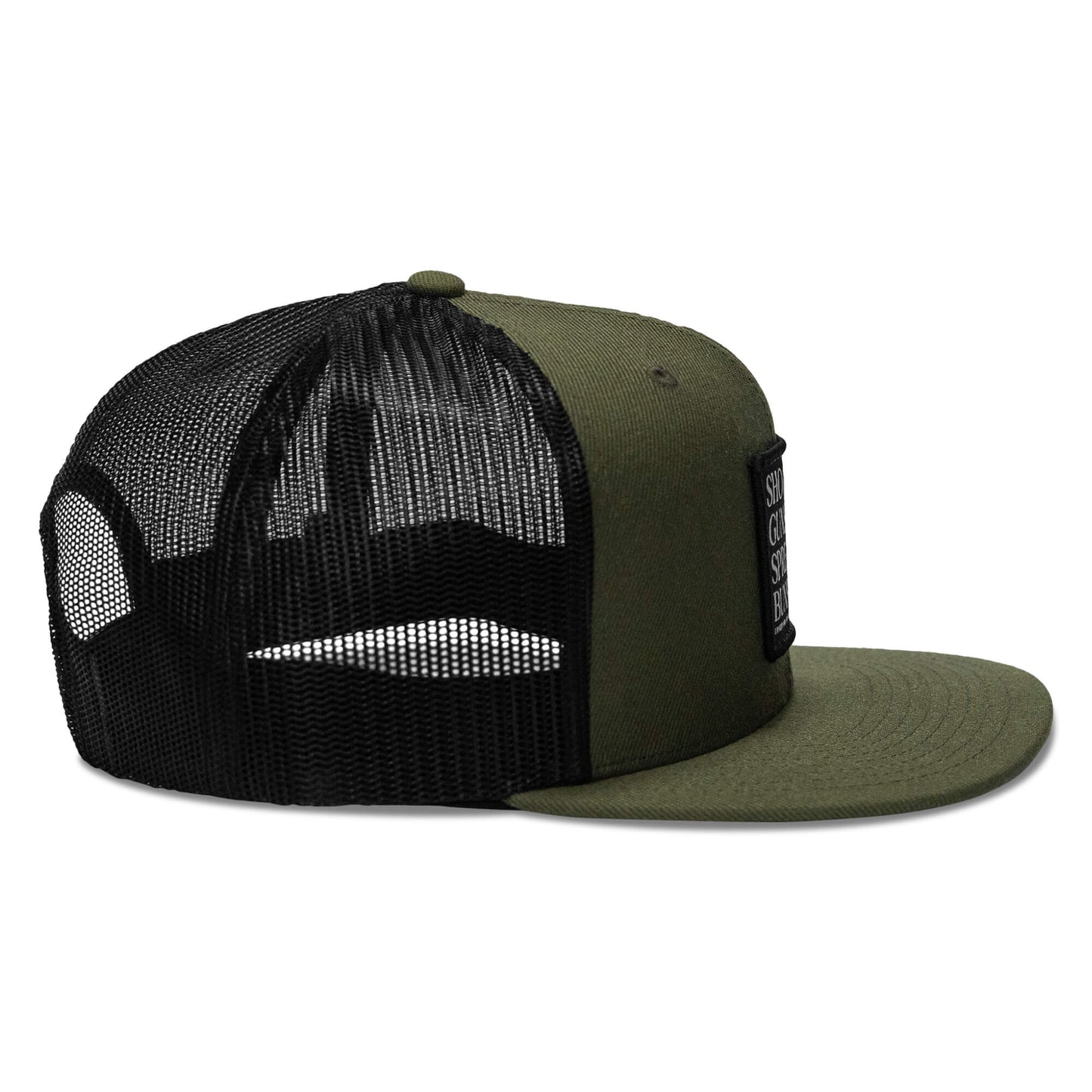 Shooting Guns & Spreadin' Buns Patch Flatbill Hat