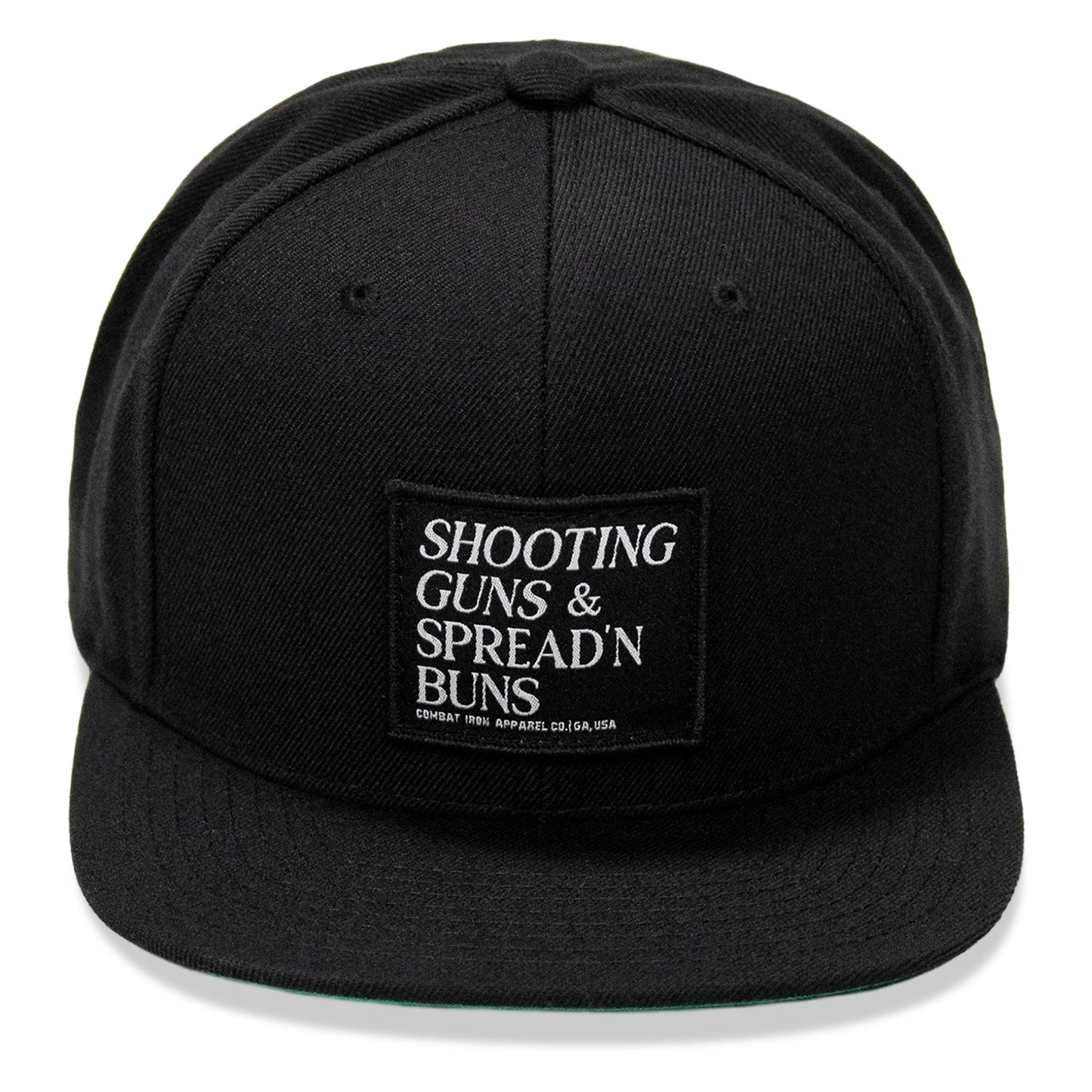 Shooting Guns & Spreadin' Buns Patch Flatbill Hat