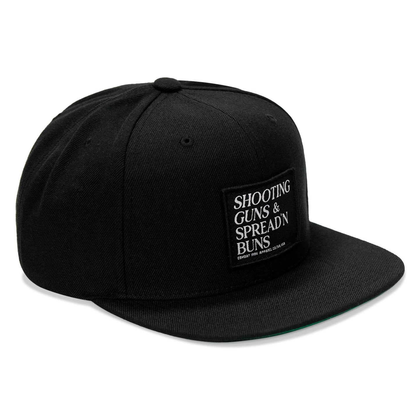 Shooting Guns & Spreadin' Buns Patch Flatbill Hat