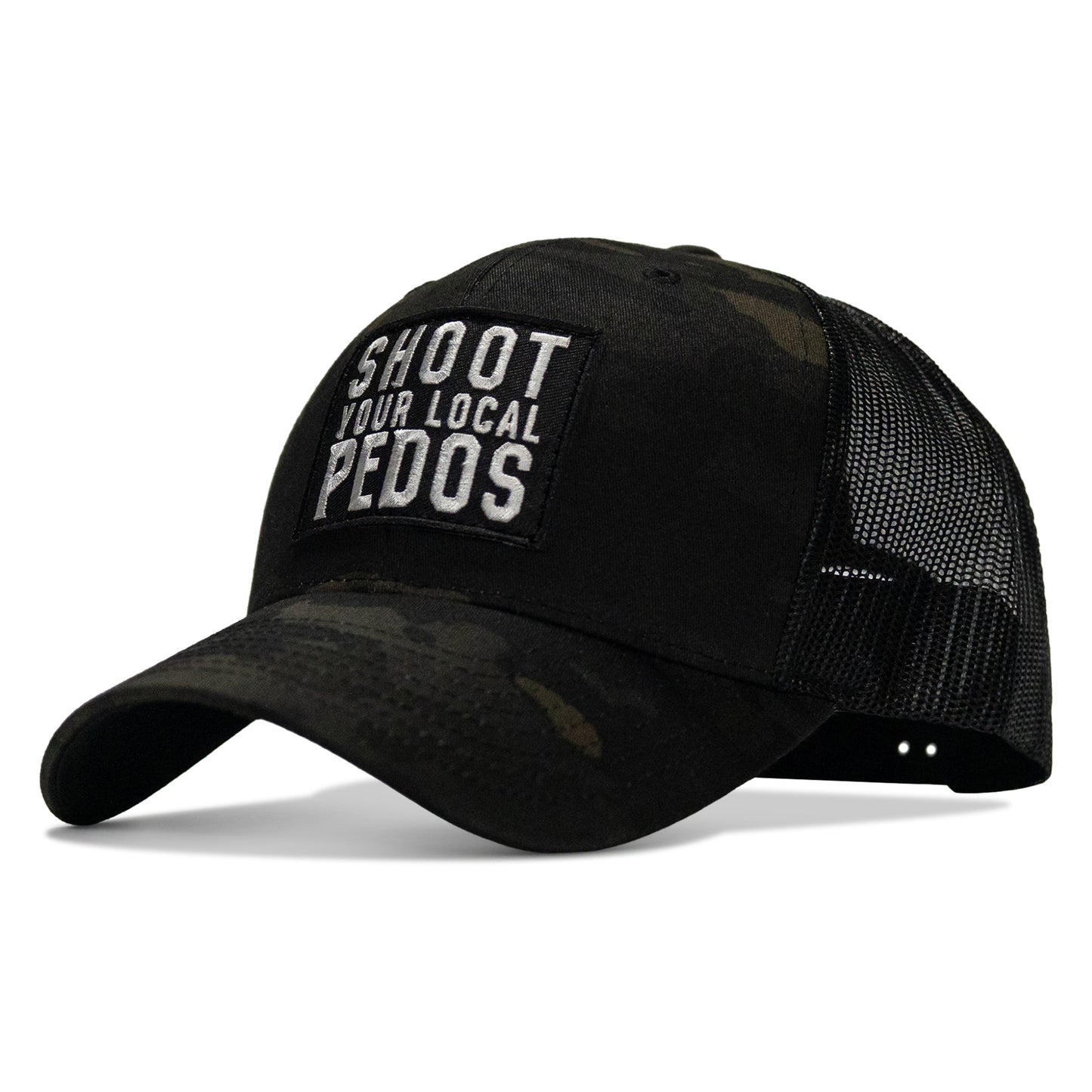 Shoot Your Local Pedos Patch Snapback