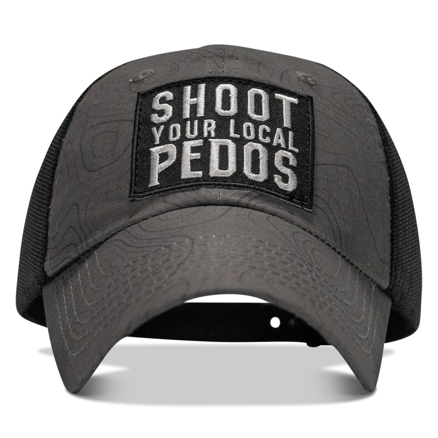 Shoot Your Local Pedos Patch Tactical Ripstop Mesh Snapback Hat