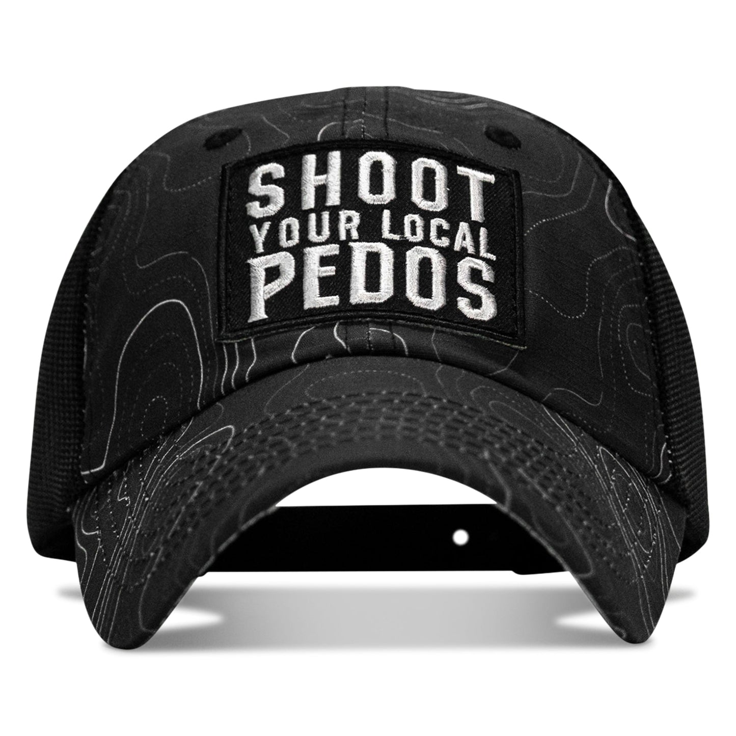Shoot Your Local Pedos Patch Tactical Ripstop Mesh Snapback Hat