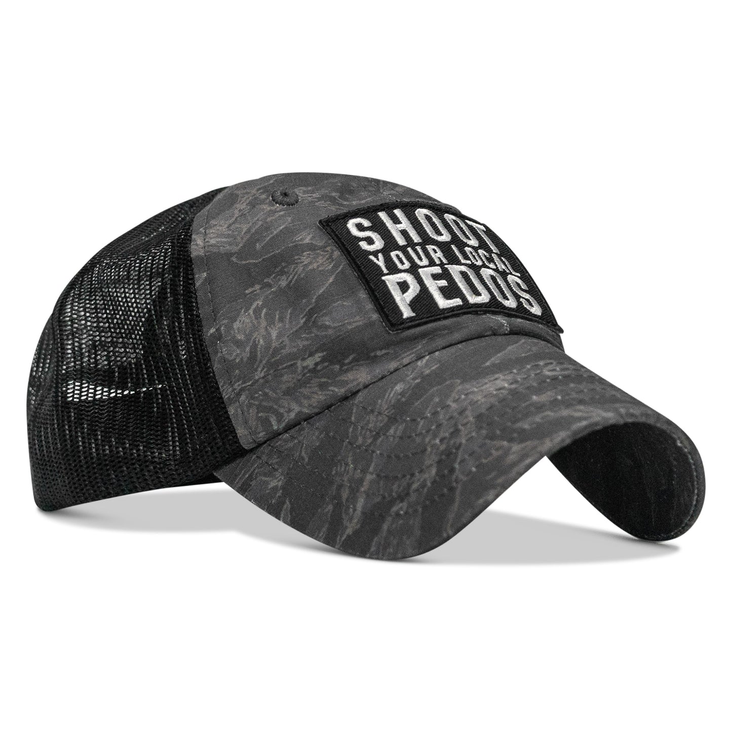 Shoot Your Local Pedos Patch Tactical Ripstop Mesh Snapback Hat