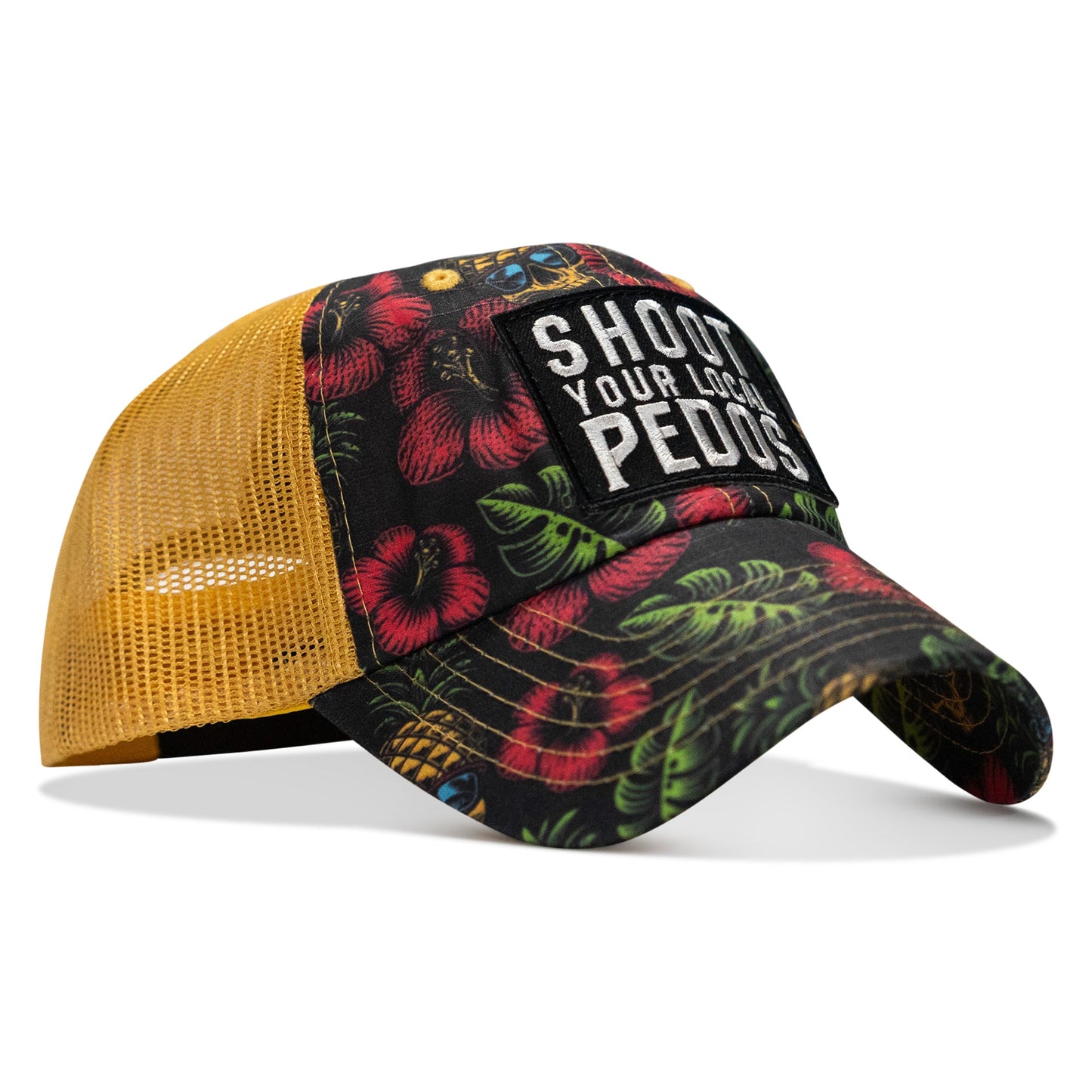 Shoot Your Local Pedos Patch Tactical Ripstop Mesh Snapback Hat