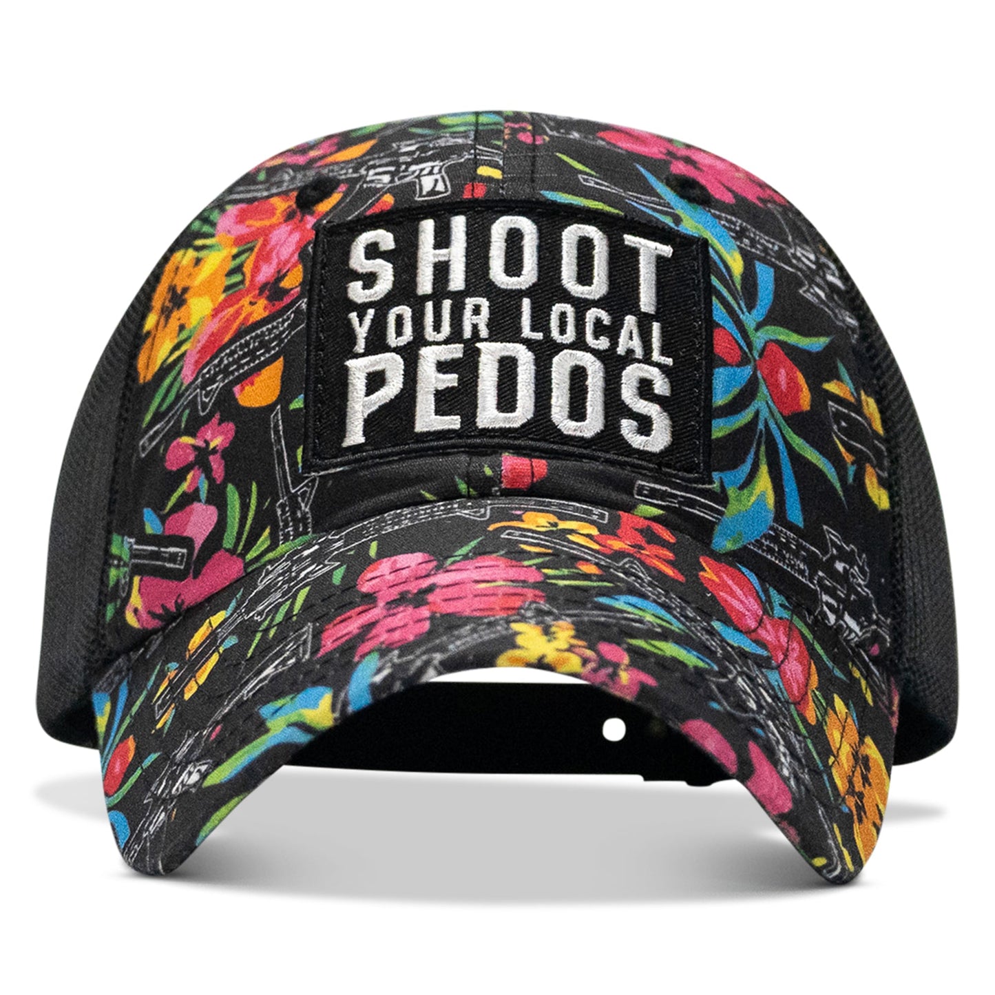 Shoot Your Local Pedos Patch Tactical Ripstop Mesh Snapback Hat