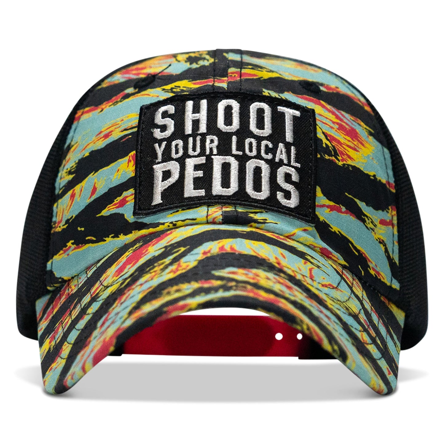 Shoot Your Local Pedos Patch Tactical Ripstop Mesh Snapback Hat