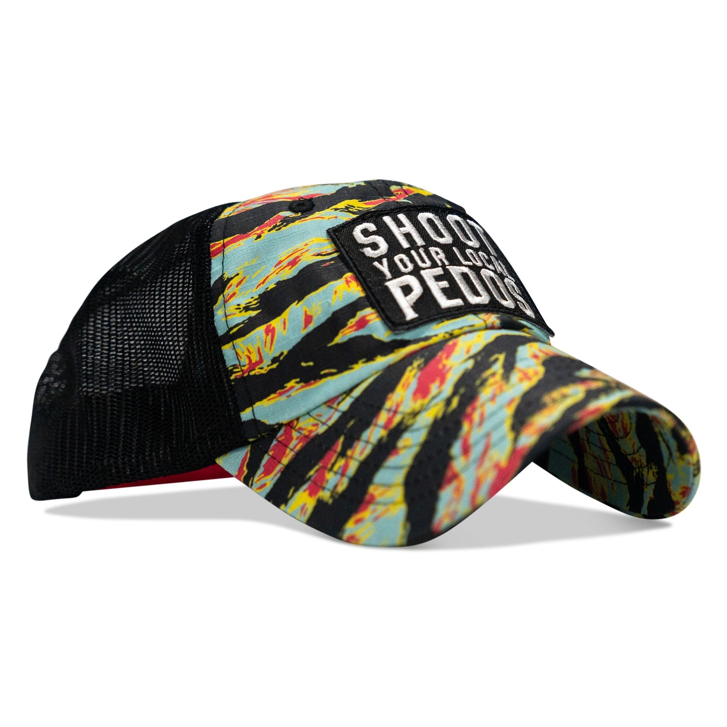 Shoot Your Local Pedos Patch Tactical Ripstop Mesh Snapback Hat