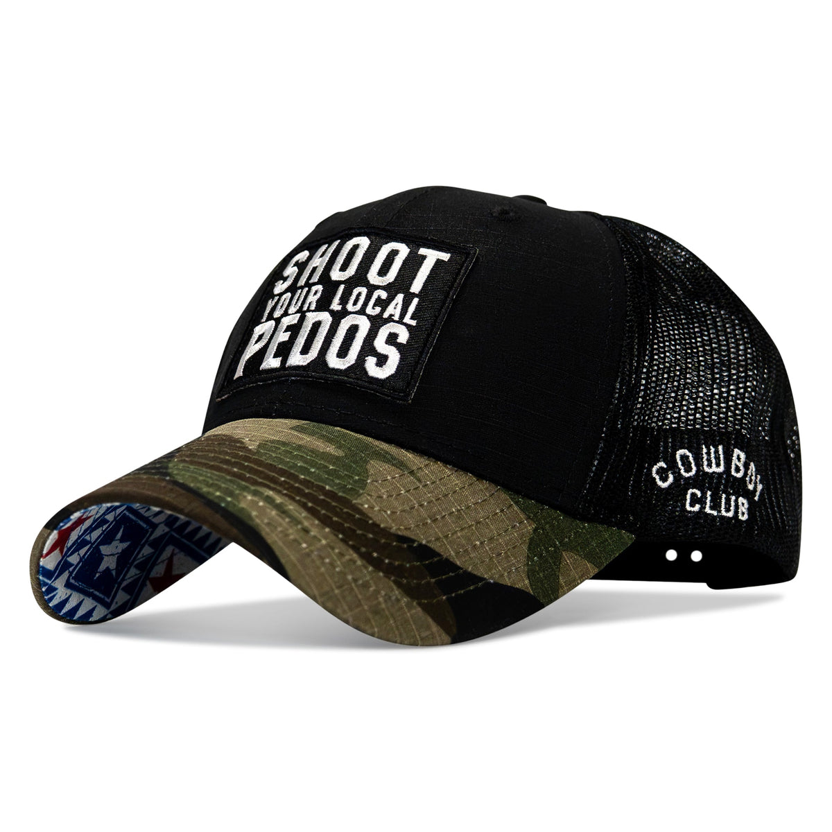 Shoot Your Local Pedos Patch Original Ripstop Snapback Hat