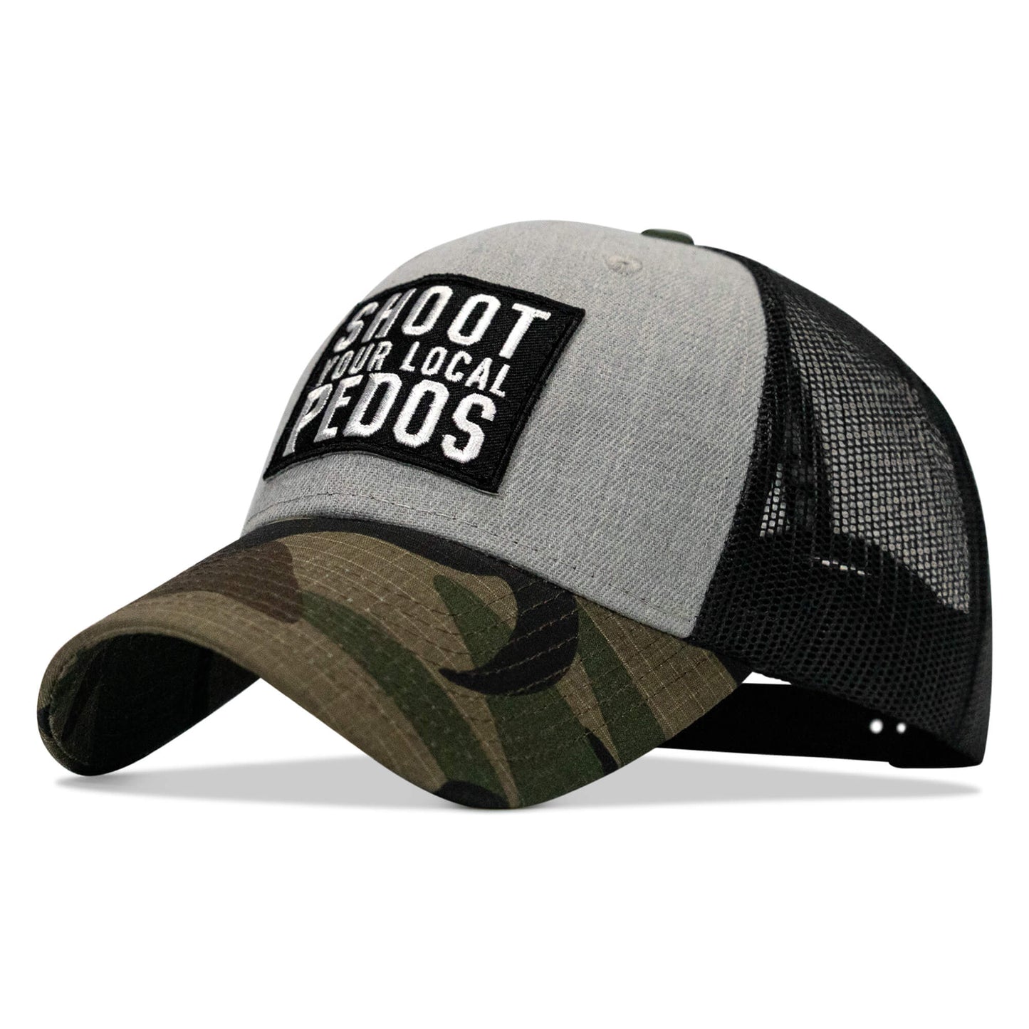 Shoot Your Local Pedos Patch Snapback