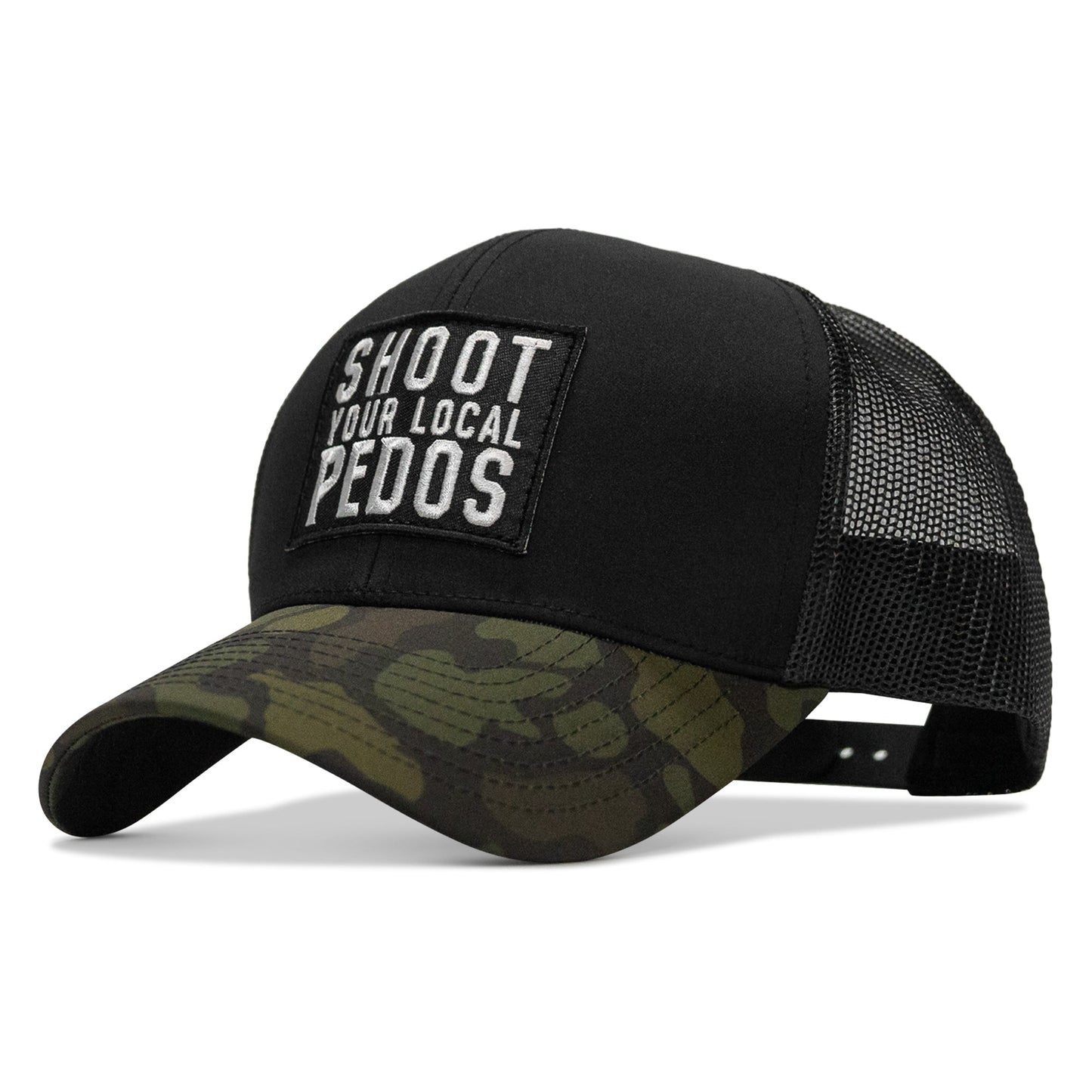 Shoot Your Local Pedos Patch Snapback