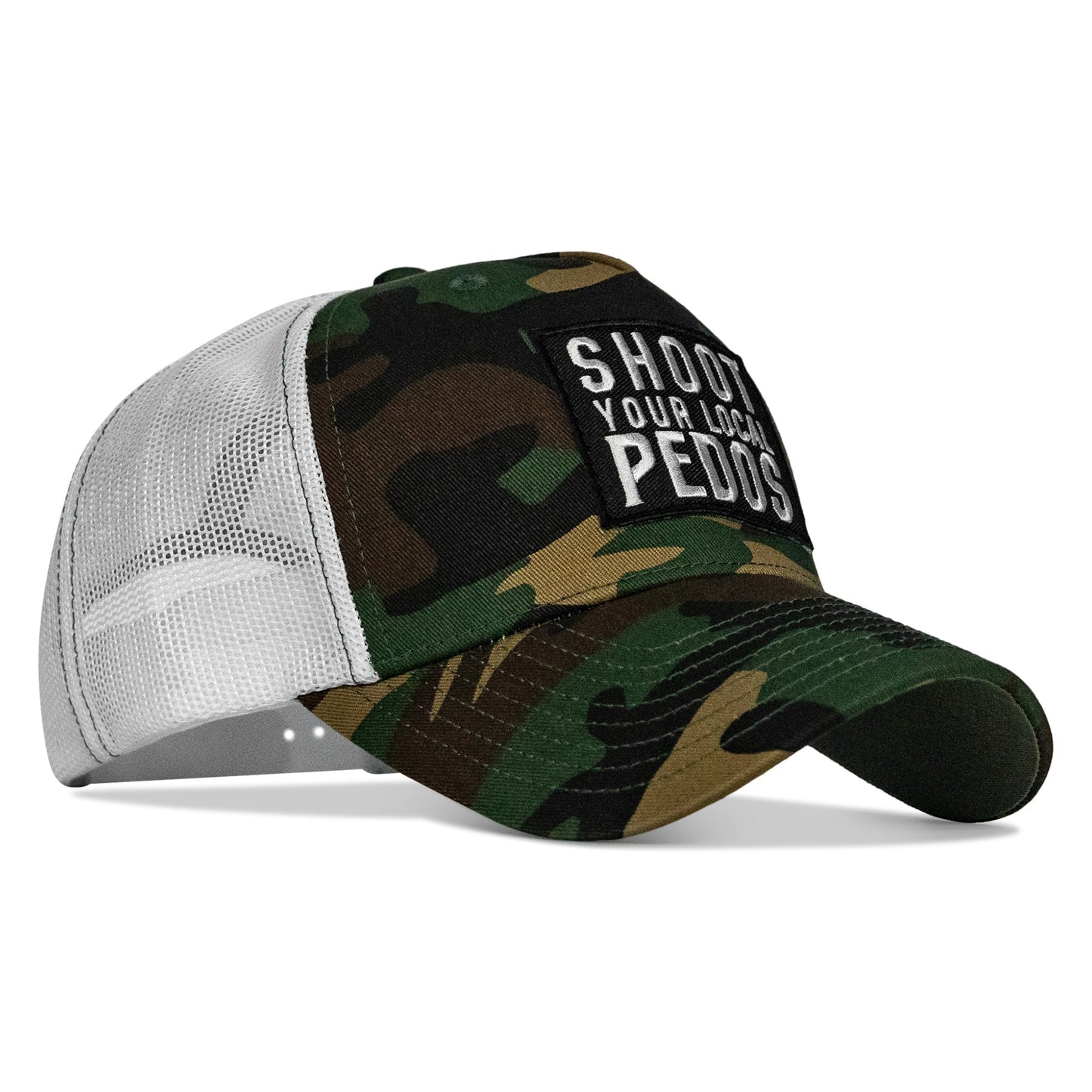 Shoot Your Local Pedos Patch Snapback
