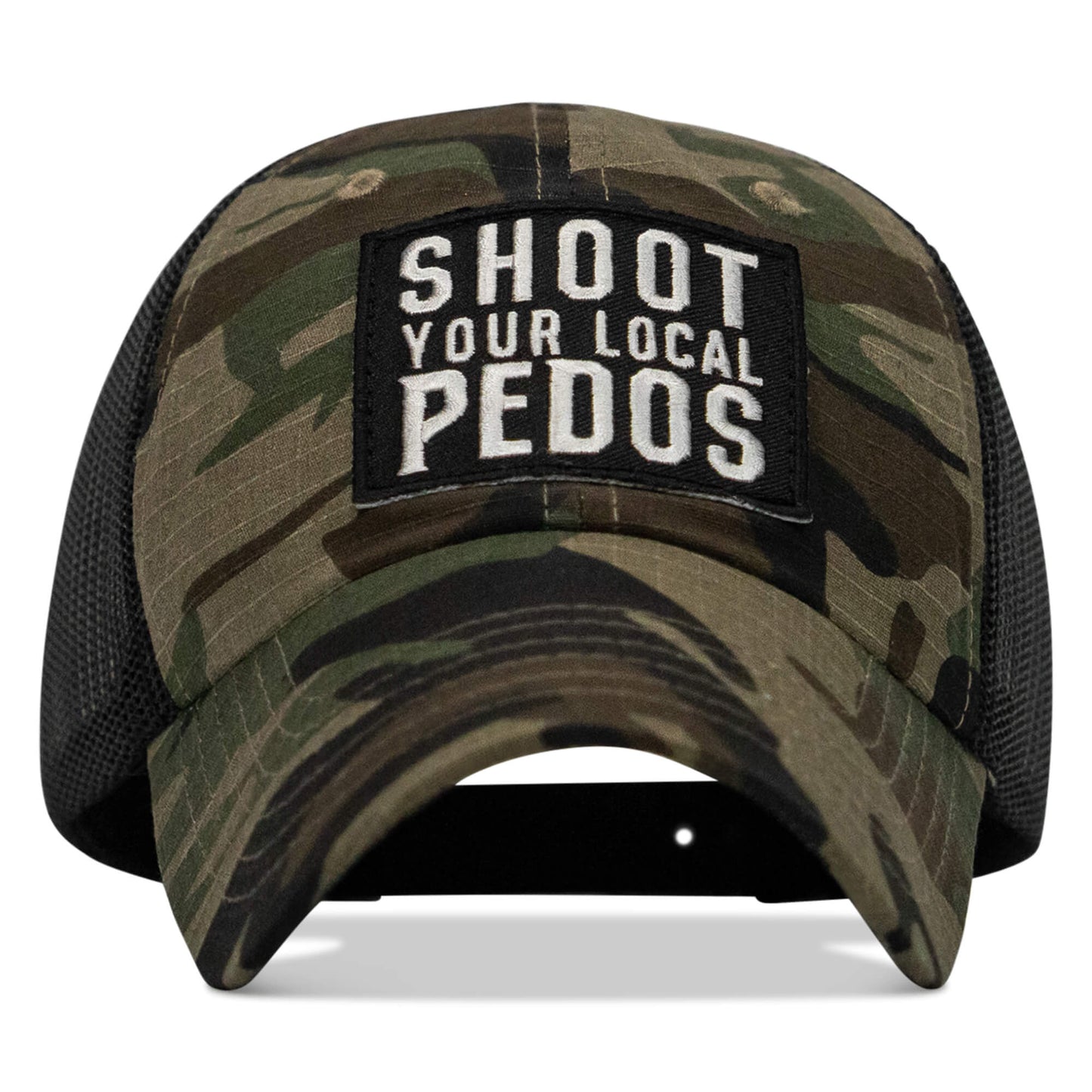 Shoot Your Local Pedos Patch Tactical Ripstop Mesh Snapback Hat