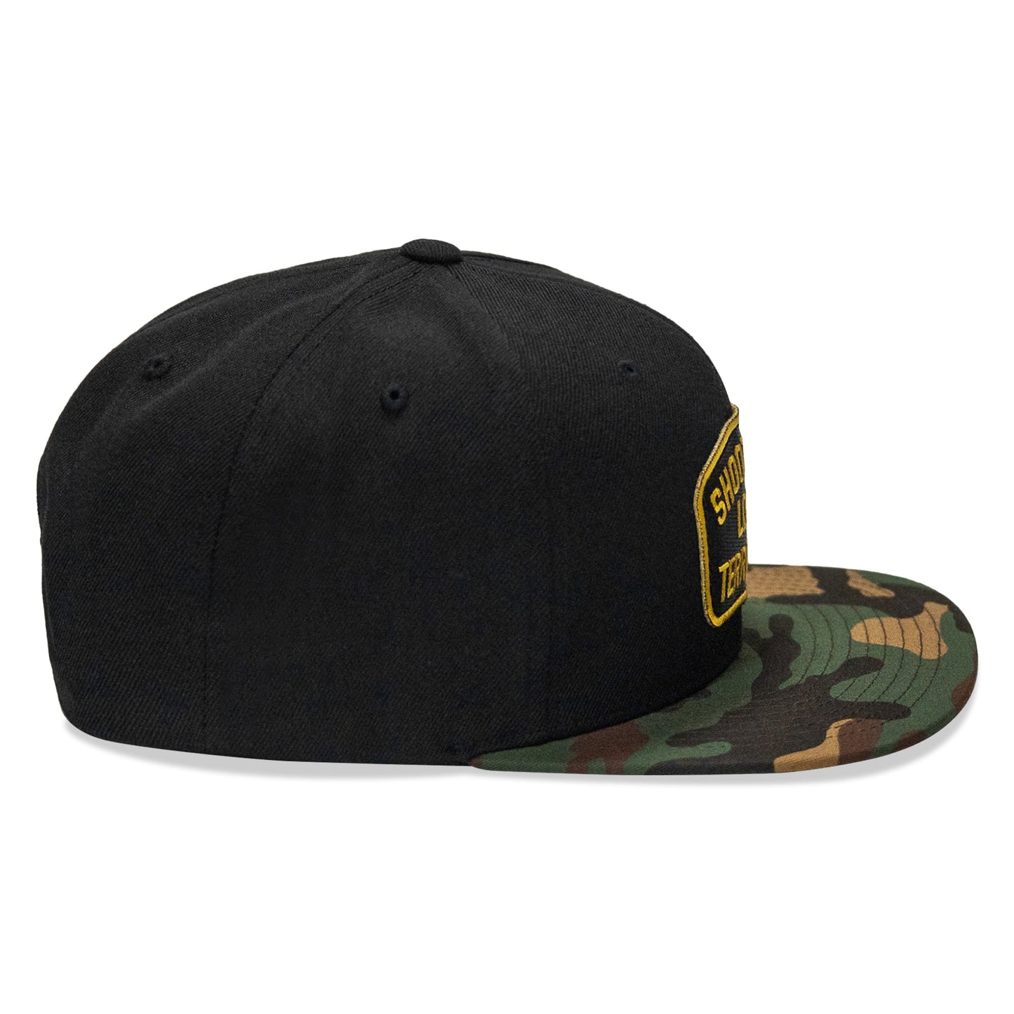 Shoot Your Local Terrorist Patch Flatbill Snapback Hat