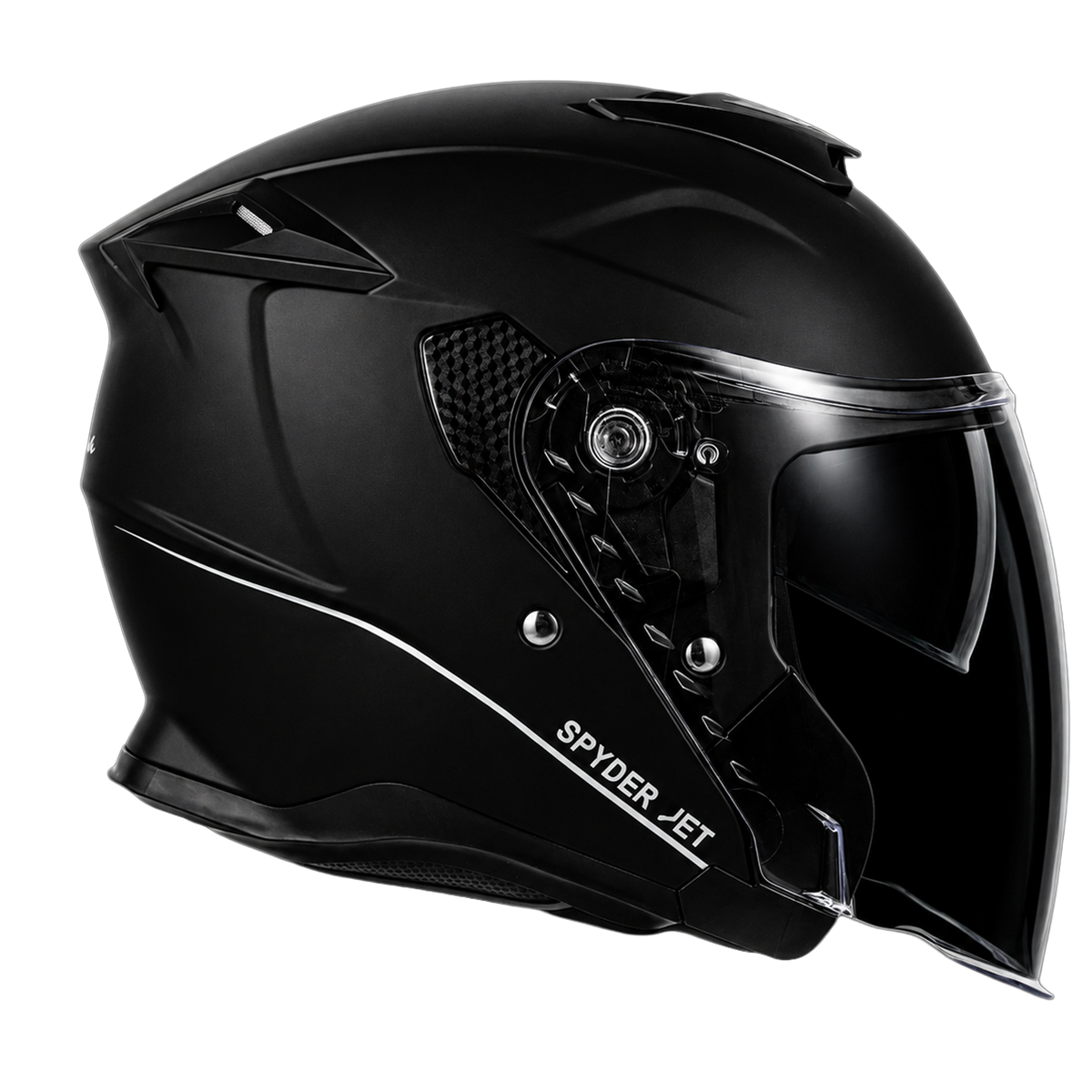 D.O.T. & ECE Daytona Spyder Jet- Dull Black