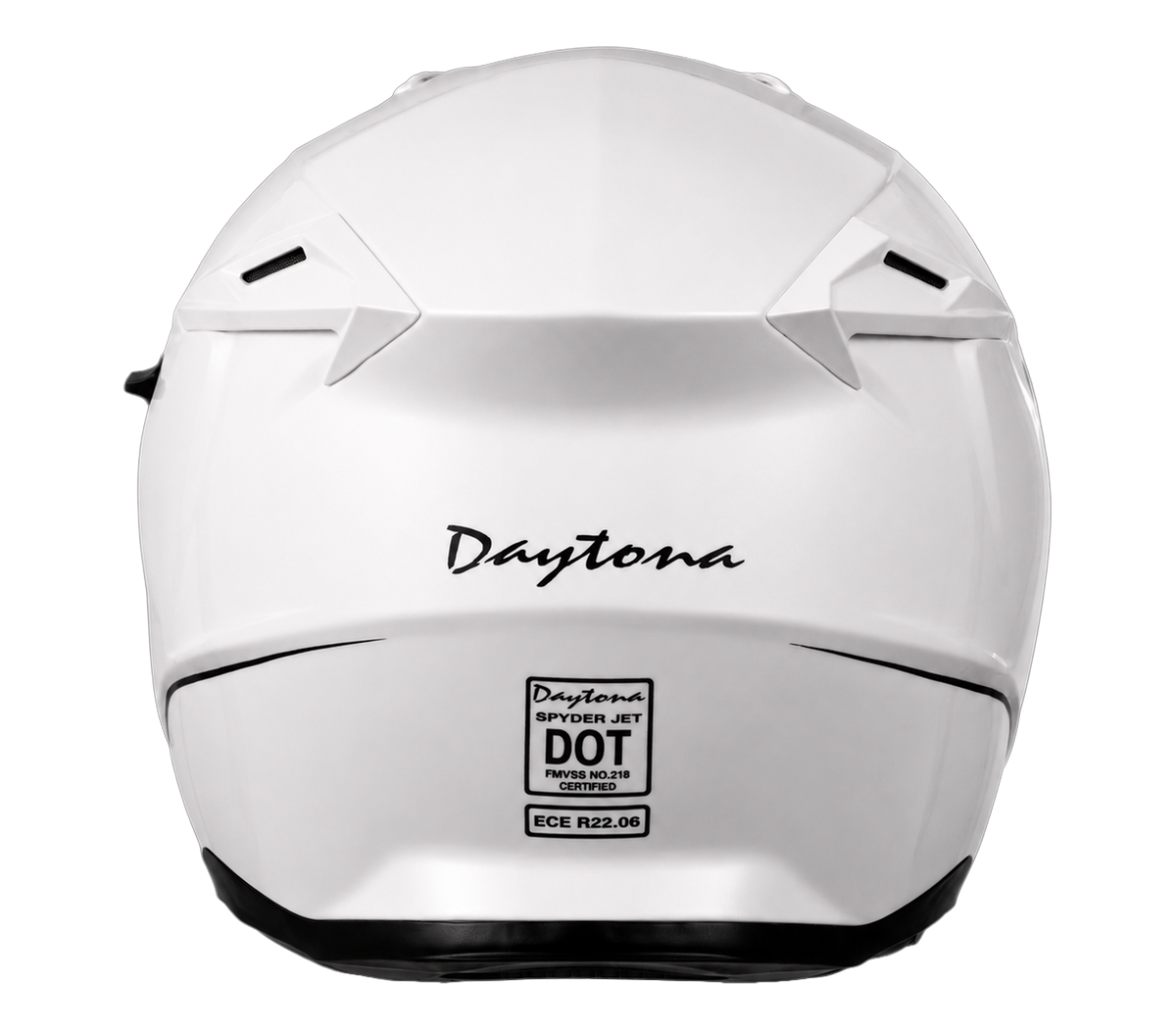D.O.T. & ECE Daytona Spyder Jet- Hi-Gloss White
