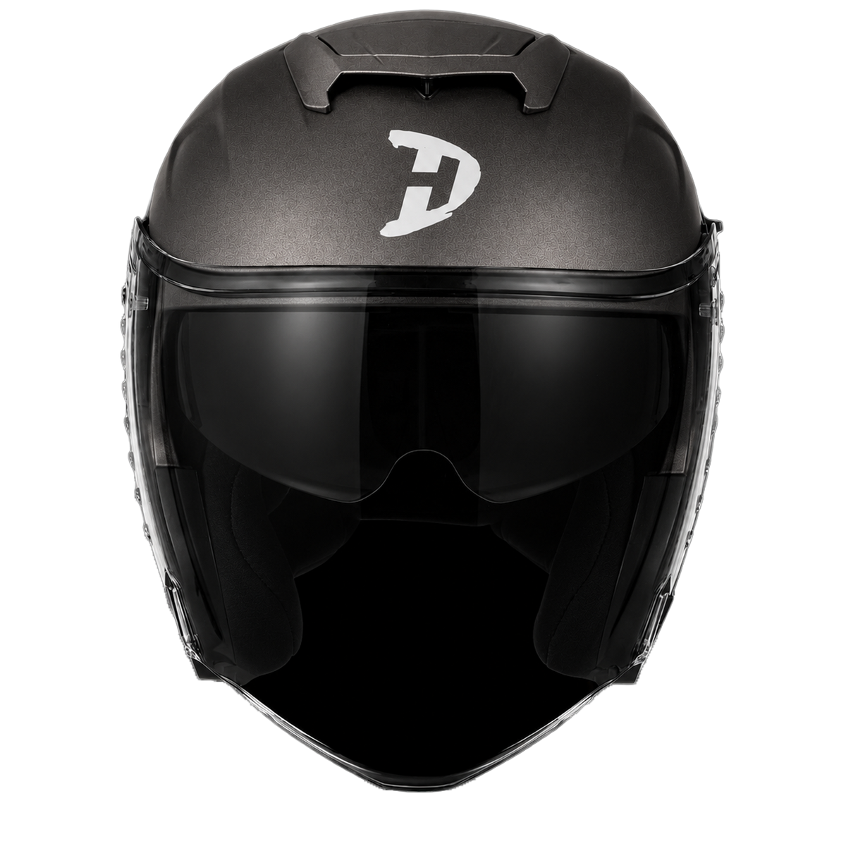 D.O.T. & ECE Daytona Spyder Jet- Gun Metal Grey Dull Metallic