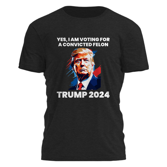 Yes I Am Voting For a Convicted Felon - 2471