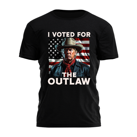 I Voted For The Outlaw Tee - 3077